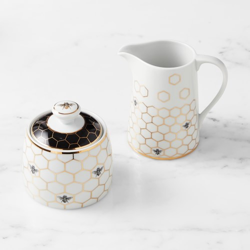 Honeycomb Cream & Sugar Set | Williams-Sonoma