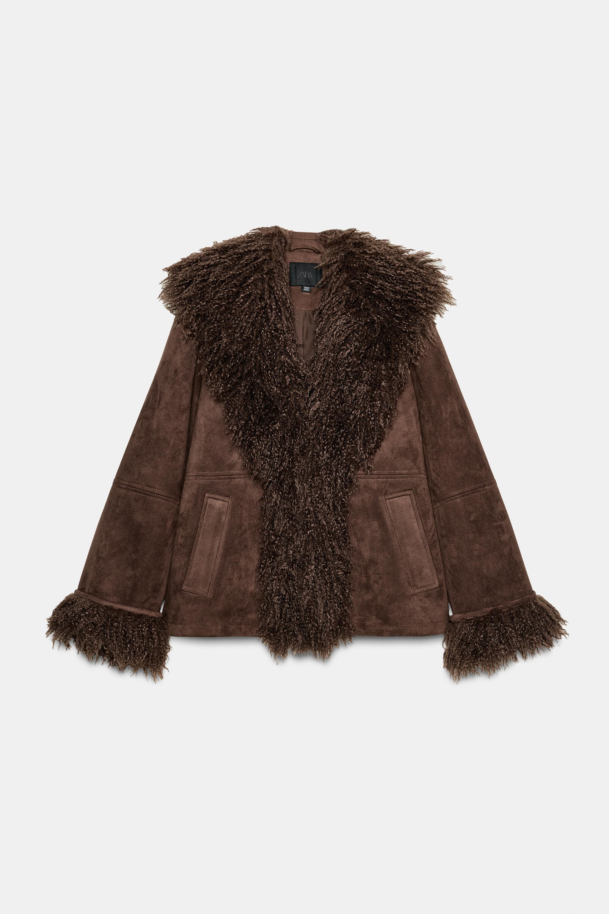 DOUBLE-FACED FAUX FUR JACKET | Zara US