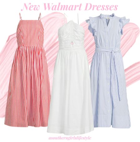 New Beautiful Walmart Dresses from Free Assembly - each comes in multiple colors!

Striped Square Neck Midi Dress
Sleeveless Ruched Halter Midi Dress
Ruffle Sleeves & Neck Shirtdress 

Spring Dress. Spring Outfit. Summer. Red. White. Blue  

#LTKstyletip #LTKSeasonal #LTKfindsunder50