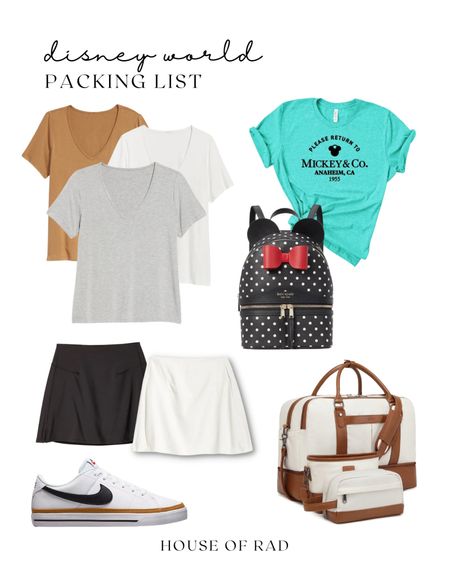 Disney World Packing List
Return to Mickey & Co
Tiffany Inspired
Duffle bag
Weekender bag set
Athletic skirts
Athleisure
Tshirts
Minnie Mouse backpack
White Nike sneakers


#LTKtravel #LTKstyletip