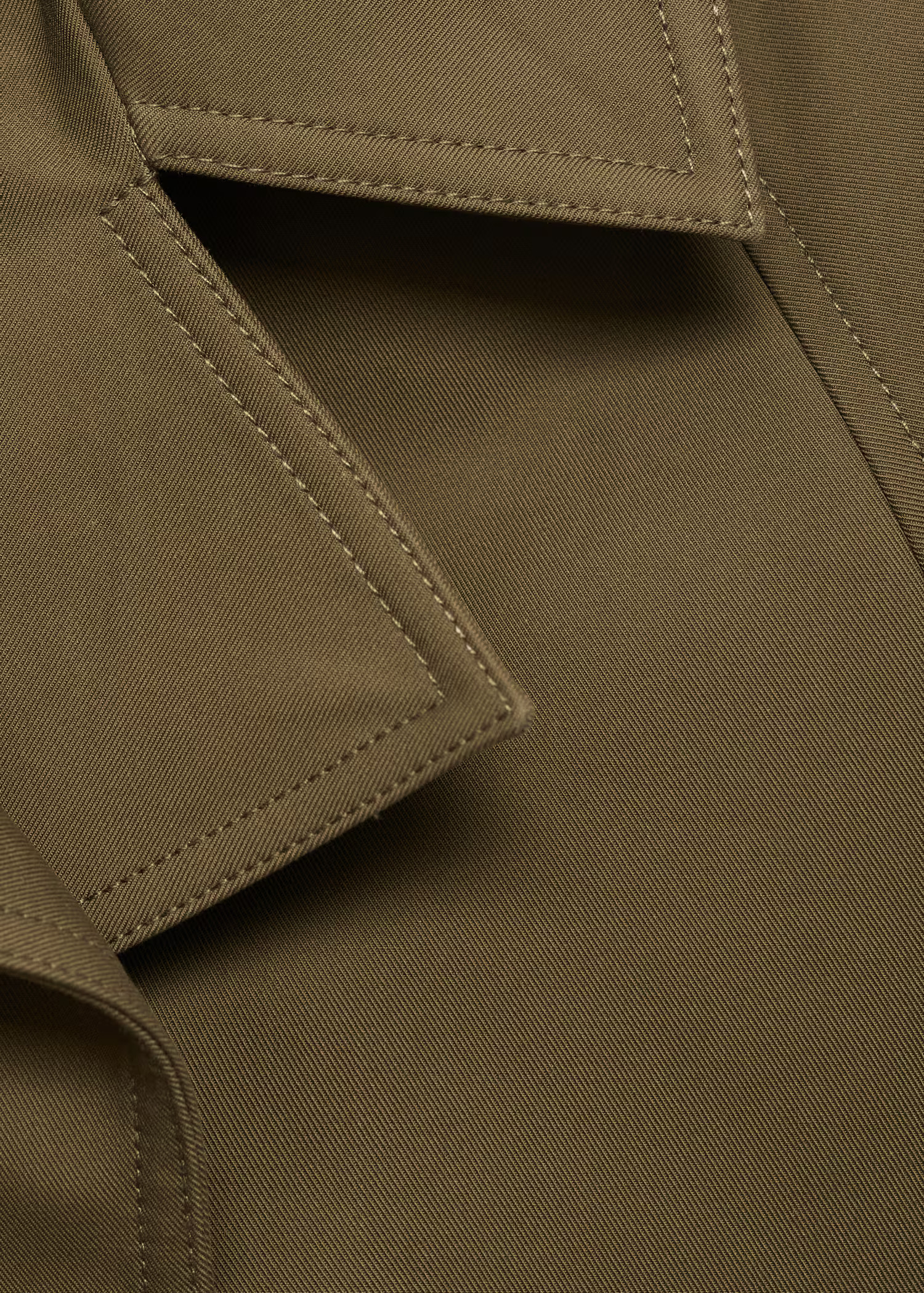 Cotton double-breasted cropped trench coat - Women | MANGO USA | Mango (US/MX/AU)