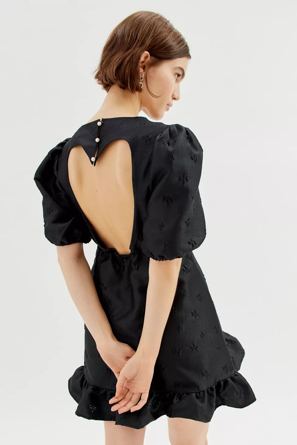 Sister Jane Poppy Heart-Cutout Mini Dress | Urban Outfitters (US and RoW)