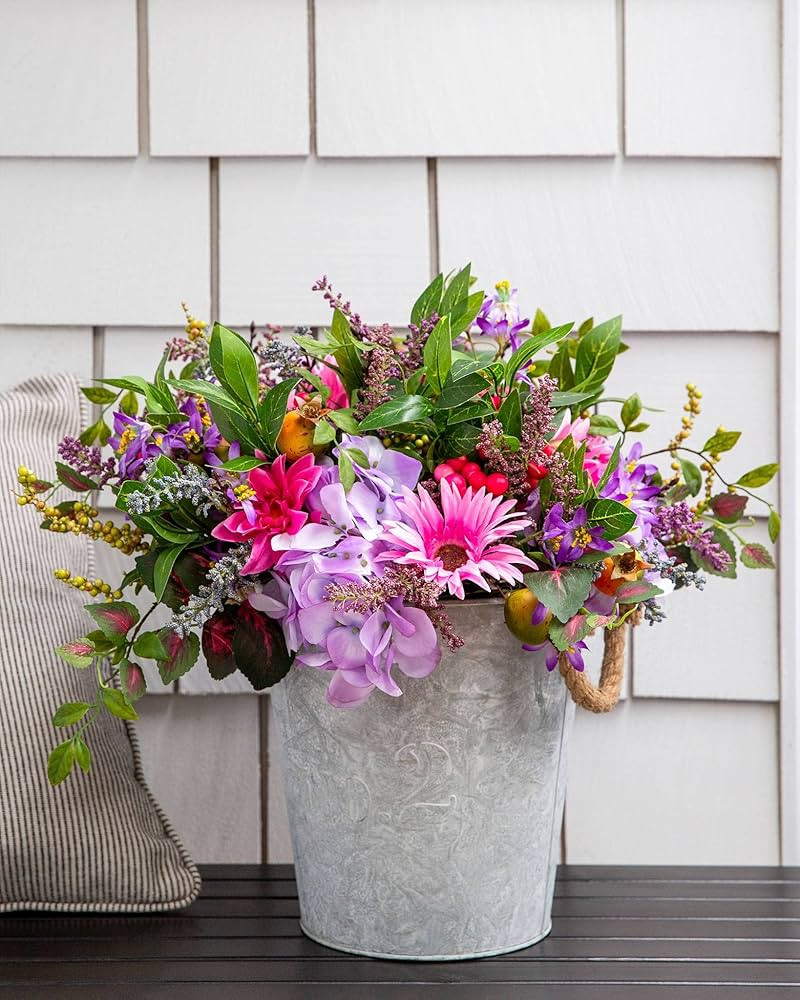 Balsam Hill Outdoor Vibrant Summer Bloom Potted Foliage | Amazon (US)