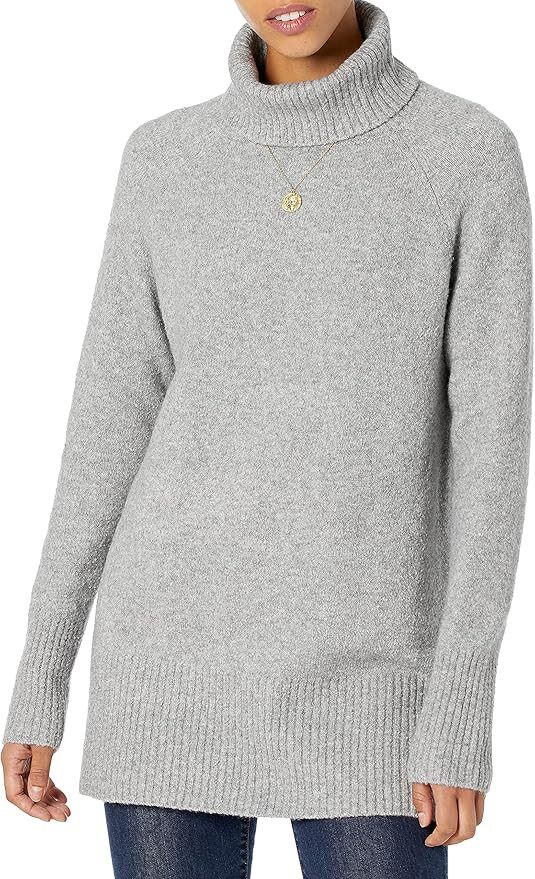 Goodthreads Women's Boucle Turtleneck Sweater | Amazon (US)
