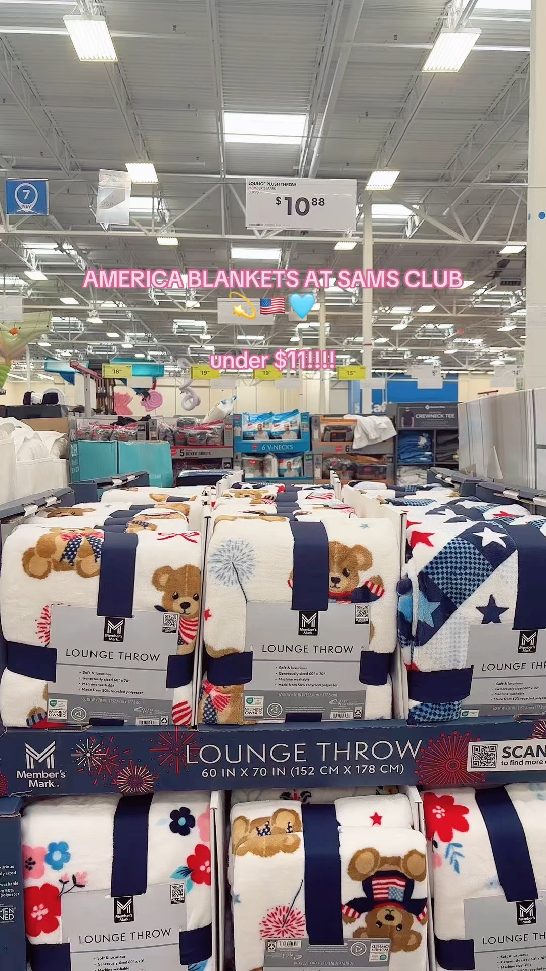 Americana blankets @ Sam’s Club 🧸🇺🇸✨🌟🇺🇸

UNDER $11!!!!!!!!