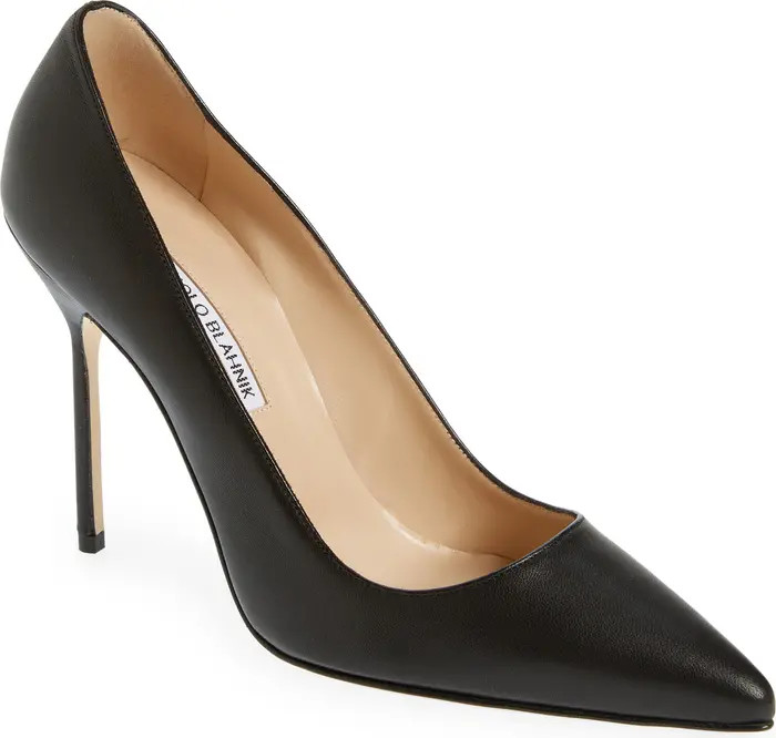 Manolo Blahnik BB Pointed Toe Pump (Women) | Nordstrom | Nordstrom
