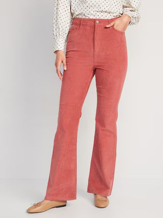 Higher High-Waisted Flare Corduroy Pants for Women | Old Navy (US)