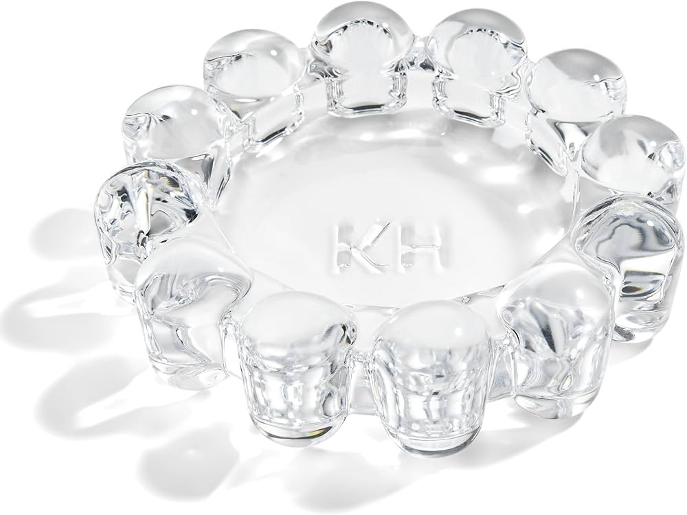 khtumeware Chic Clear Bubble Glass Candle Dish \u2013 Modern Clear Glass Candle Holder for Tealig... | Amazon (CA)