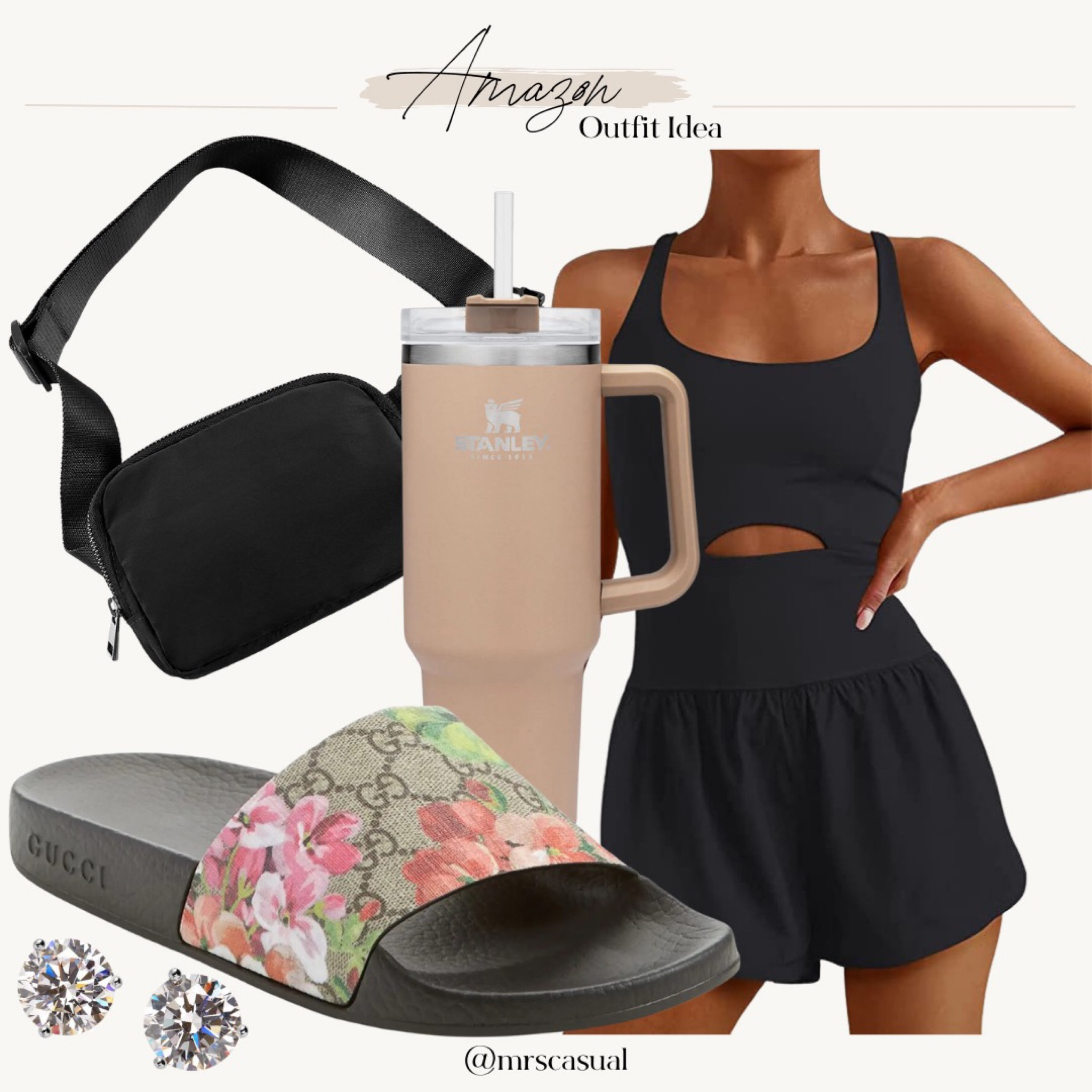 Free people dupe athletic romper outfit idea from amazon 

#LTKunder100 #LTKFind #LTKunder50