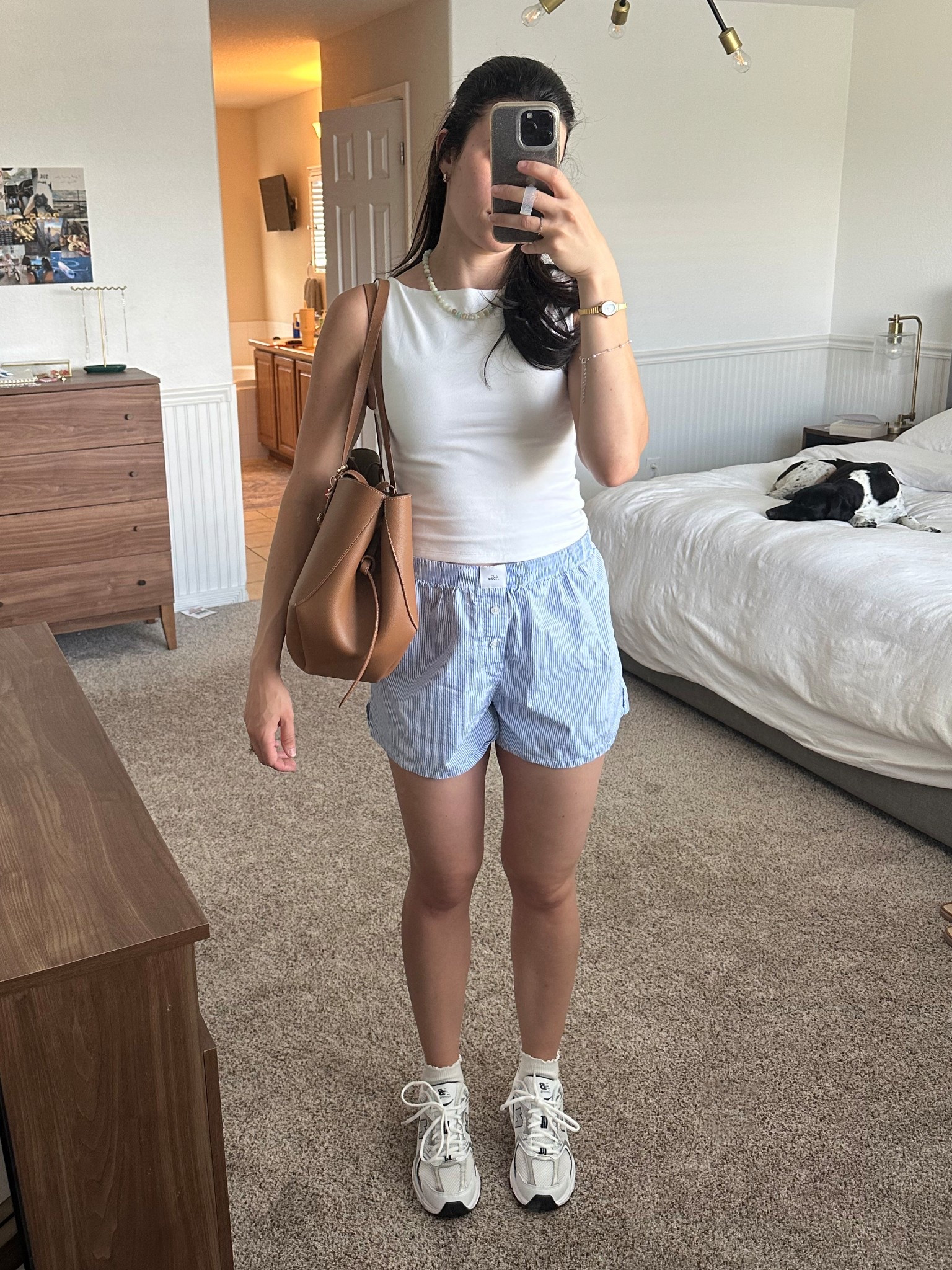 Summer outfits / farmers market outfit / summer outfit inspo / boxer shorts outfit / how to wear boxer shorts / new balances / errands outfit 

#LTKSeasonal #LTKFindsUnder100 #LTKStyleTip