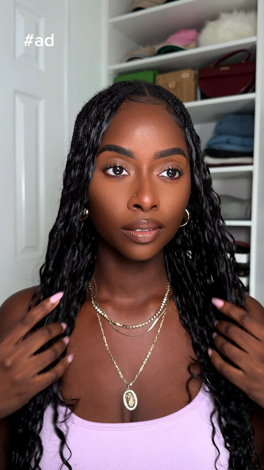 #ad Braid Maintenance Routine 🩷💜

#mielle #mielleLavender&Lychee #targetstyle #target #targetpartner @mielleorganics @target 