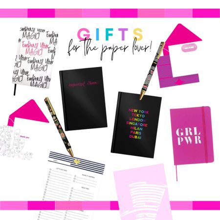 I’ve made gift giving easy. Here is a guide for all my paper lovers out there! The holidays are coming up. Get started on your shopping now using my gift guides!

#effiespaper #notebook #ep #pens #stationary #giftguide #giftgiving #holidays

#LTKSeasonal #LTKHoliday