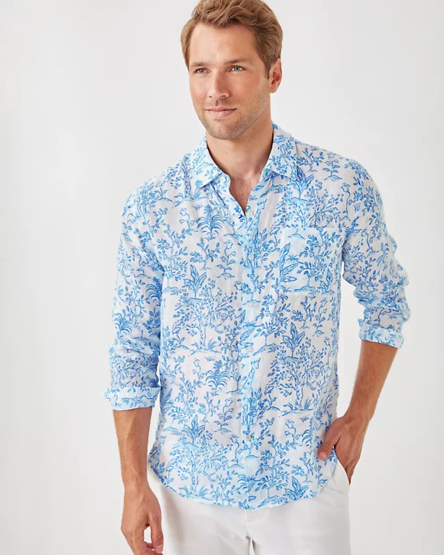 Men's Stuff Addison Shirt | Lilly Pulitzer | Lilly Pulitzer