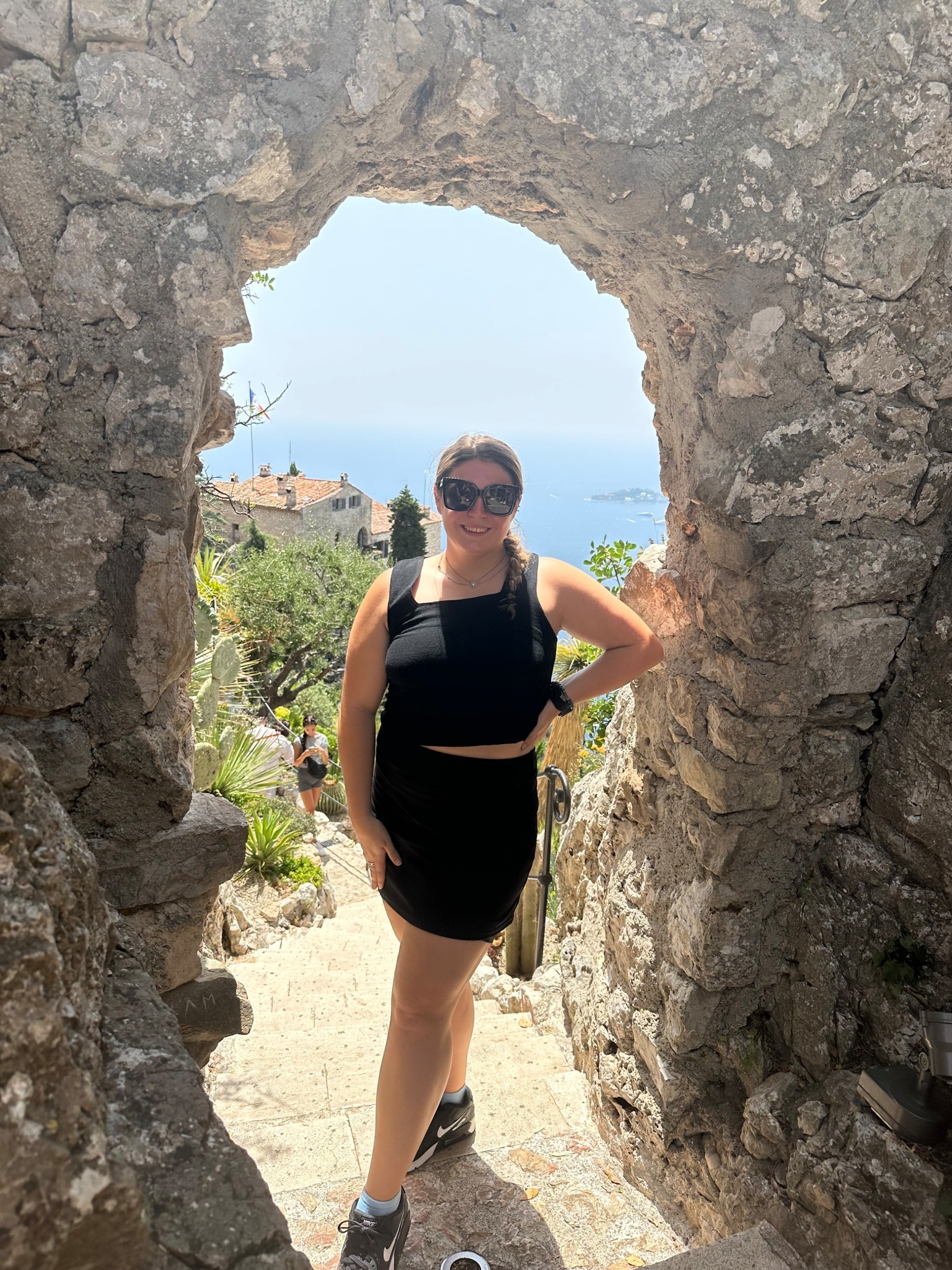 This was the outfit — comfy enough to hike the South of France, cute enough for every spontaneous stop along the way 🏞️✨ I basically lived in it while backpacking Europe! Linking everything for you 💛 #travelstyle #hikingfashion #europe #summer 

#LTKActive #LTKSaleAlert #LTKStyleTip