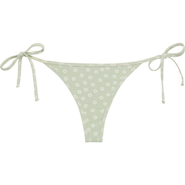 Montce Swim | Women's Jade Floral Tie-Up Bikini Bottom (Florals, Size Small) | Maisonette | Maisonette