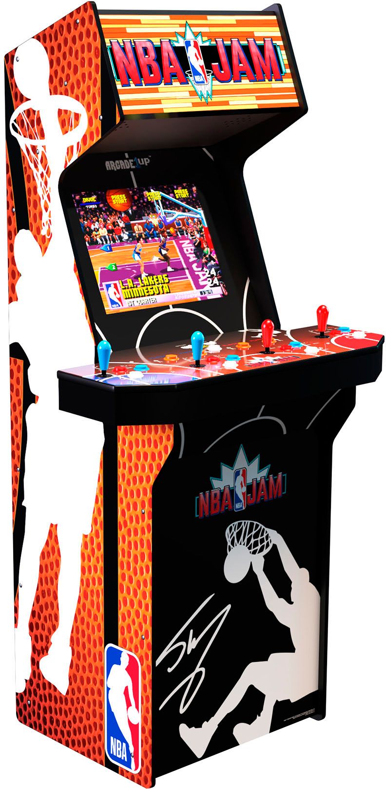 Arcade1Up NBA Jam SHAQ Edition 19" Arcade with Lit Marquee Multi NBS-A-200811 - Best Buy | Best Buy U.S.