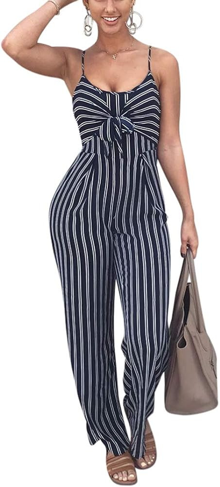 Women Sexy Off Shoulder Strapless Floral Wide Leg Jumpsuit Romper Flare Palazzo Long Pants Set | Amazon (US)