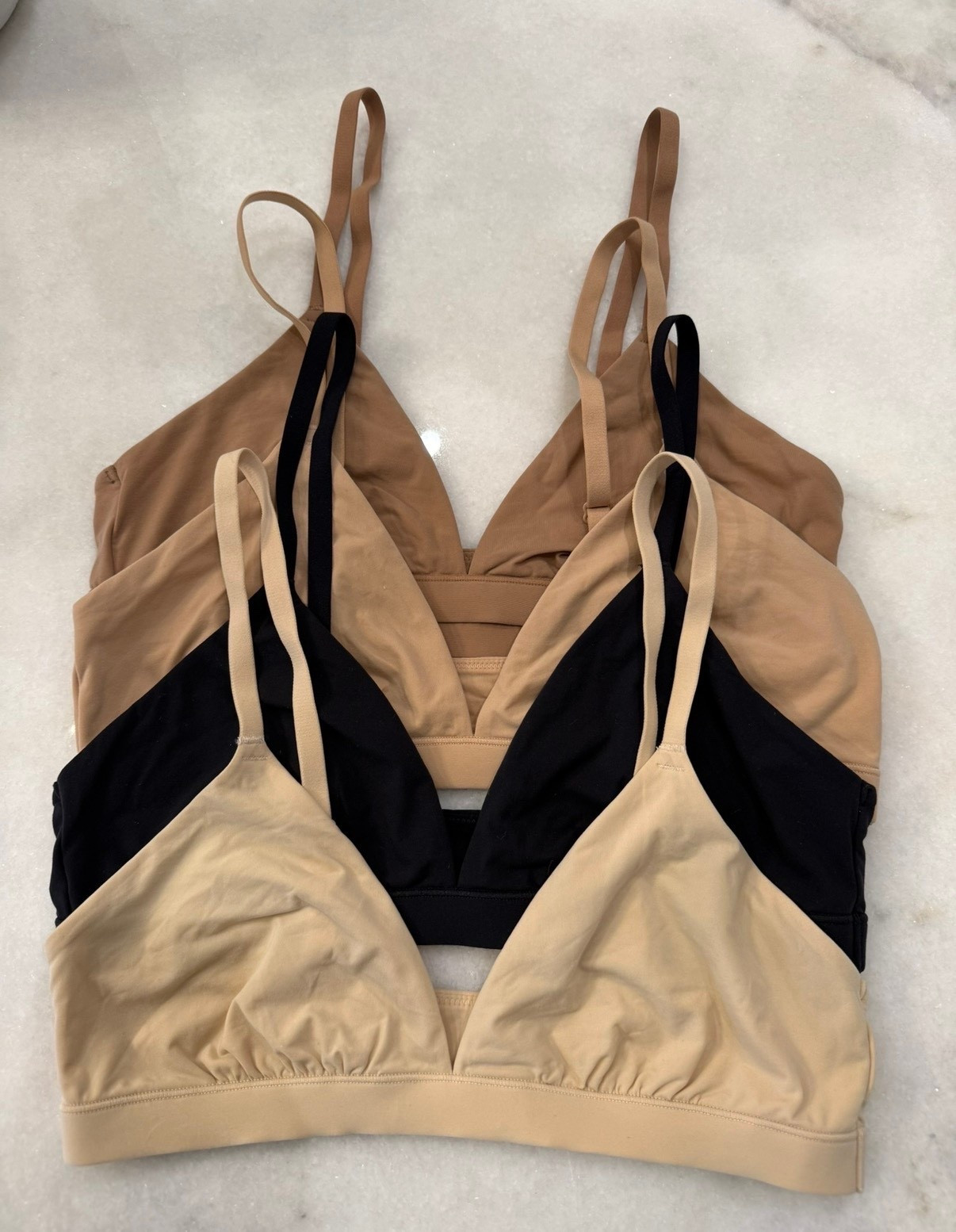 The perfect triangle bralette you can wear under anything  