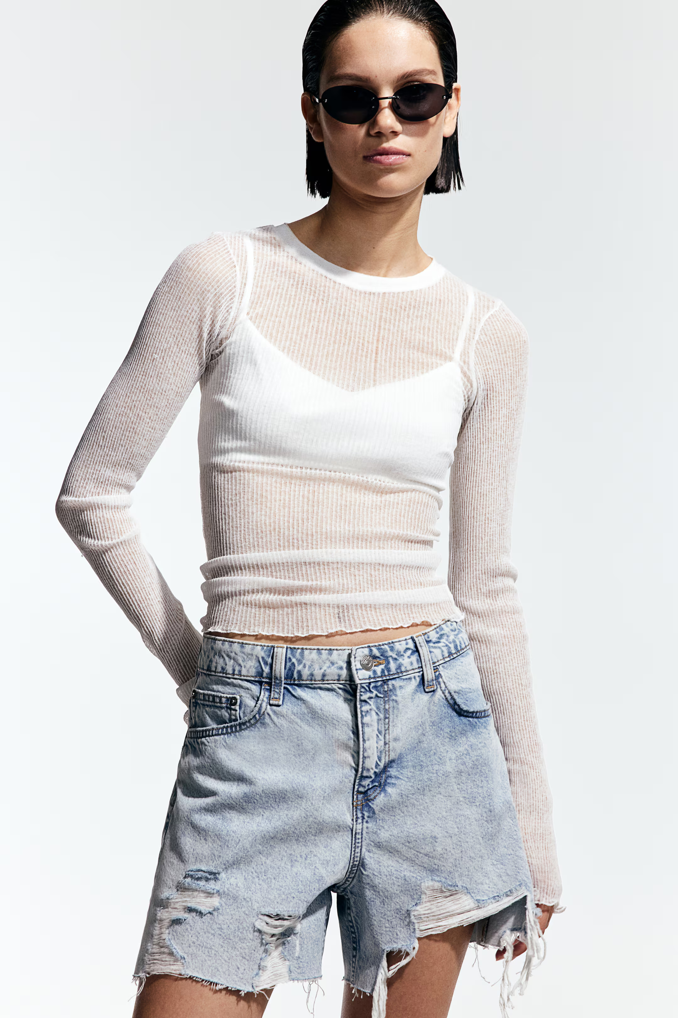 Regular Denim shorts | H&M (UK, MY, IN, SG, PH, TW, HK)