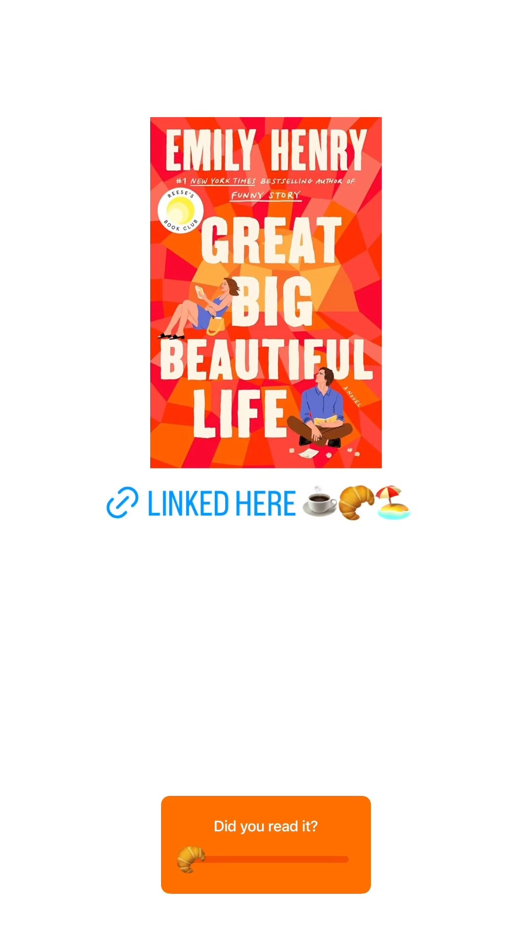 Favorite Reads of 2025, Part 9 ☕️🥐🏖️