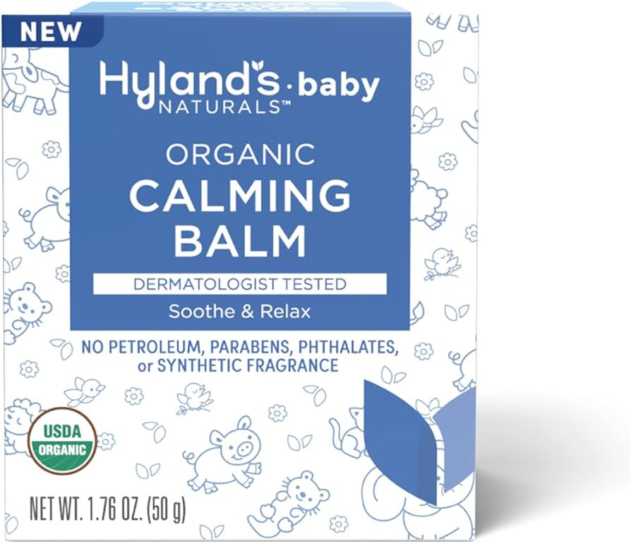 Naturals Baby Organic Calming Balm, Soothe & Relax, With Organic Lavender, Eucalyptus, & Bergamot... | Amazon (US)