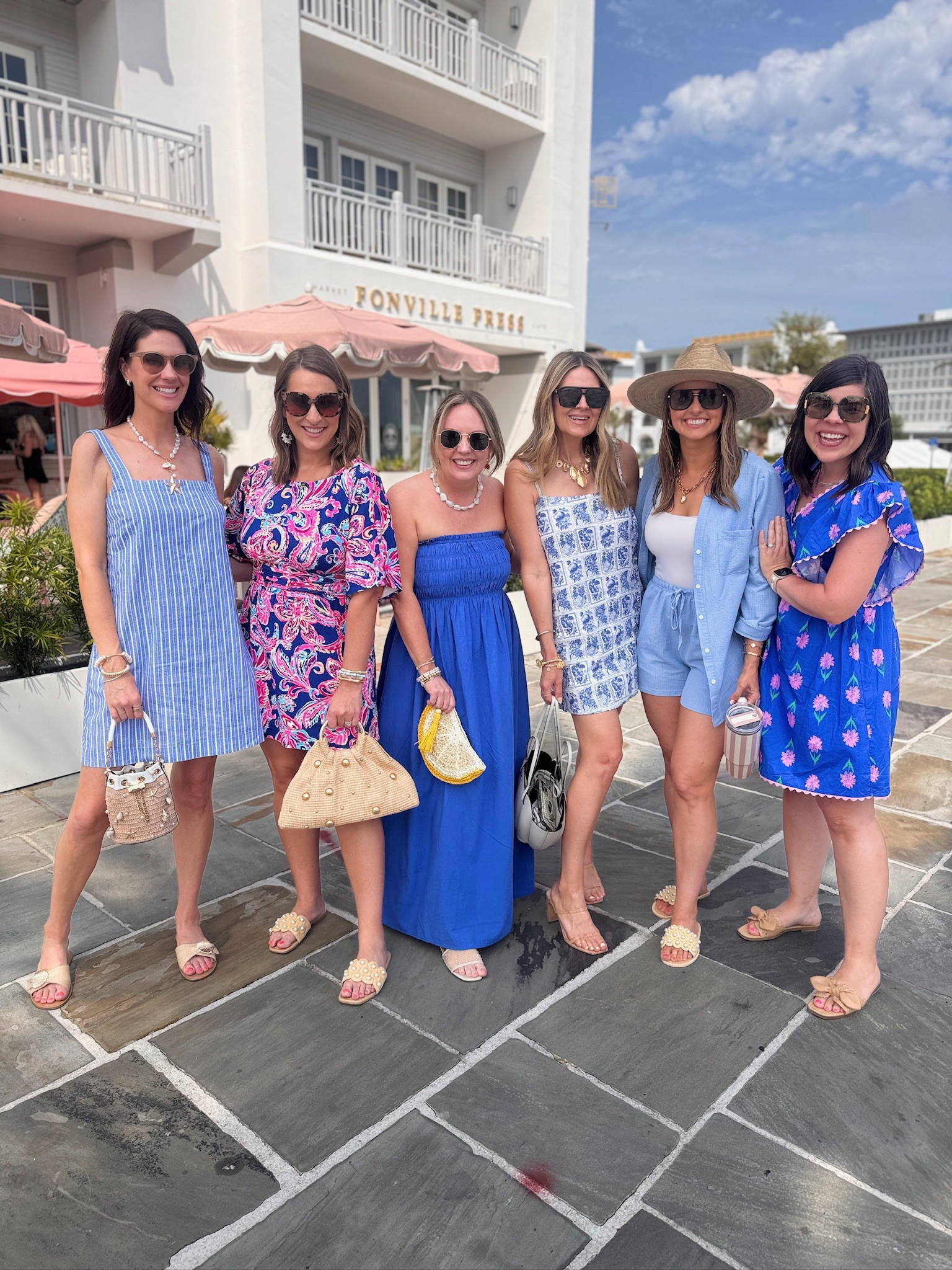 Outfits for brunch and exploring the gorgeous Alys beach! Found the cutest coffee shop called Fonville Press with pink umbrellas 💕🤩

Cute summer sandals, short knee length dresses, casual outfits & maxi dresses! 

#LTKMidsize #LTKWedding #LTKTravel