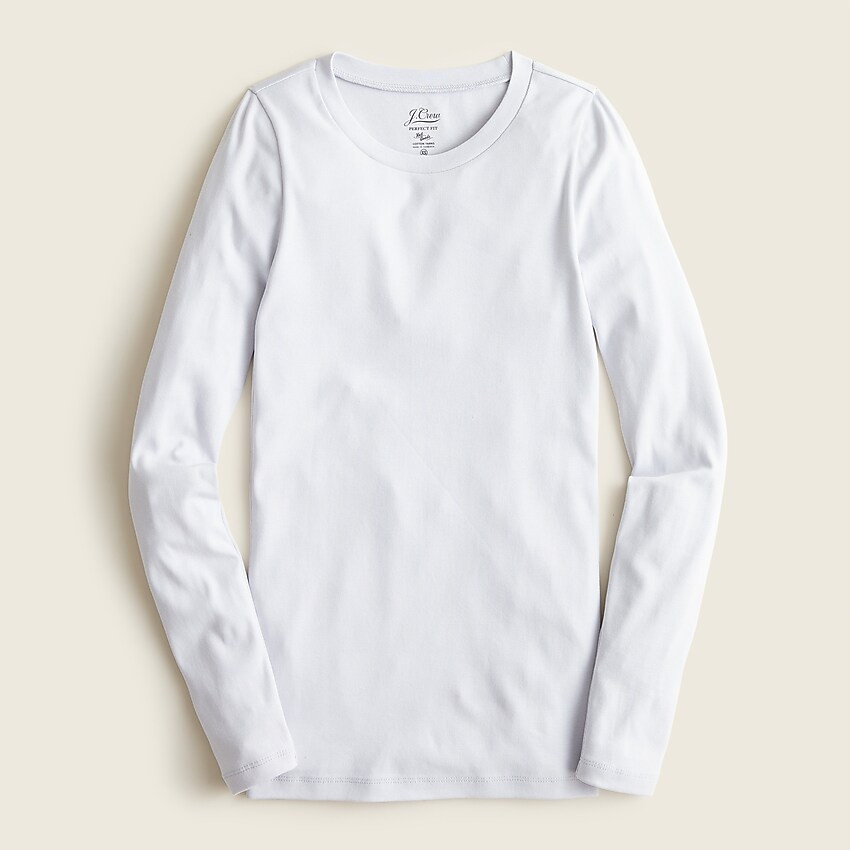 J.Crew: Slim Perfect Long-sleeve T-shirt For Women | J. Crew US