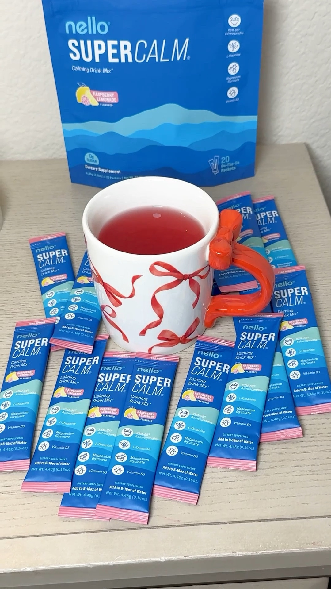 This calming drink mix is perfect for winding down after a long day. Made with Ashwagandha, magnesium, and L-theanine, it supports better sleep and stress relief - plus, the raspberry lemonade flavor tastes amazing. Add it to your nighttime bedtime routine for peaceful, chill evenings. Grab yours before it sells out!

#LTKBeauty #LTKmomlife #LTKdayinmylife