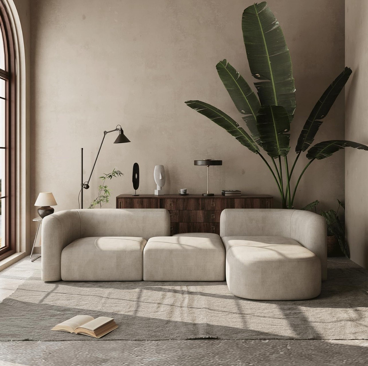 Modern Tight Curved Back Velvet Sofa - Minimalist Style

#LTKStyleTip #LTKHome