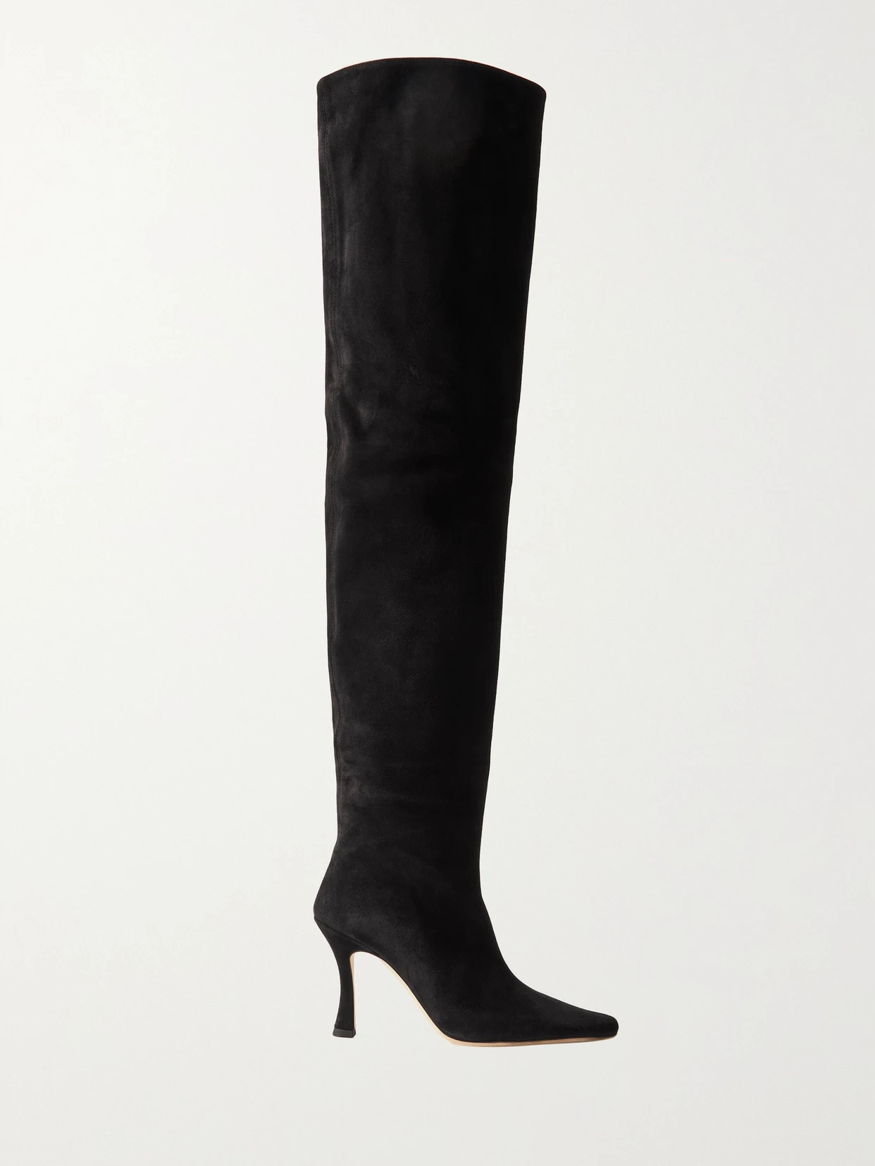 STAUD - Cami Suede Over-the-knee Boots - Black | NET-A-PORTER (UK & EU)