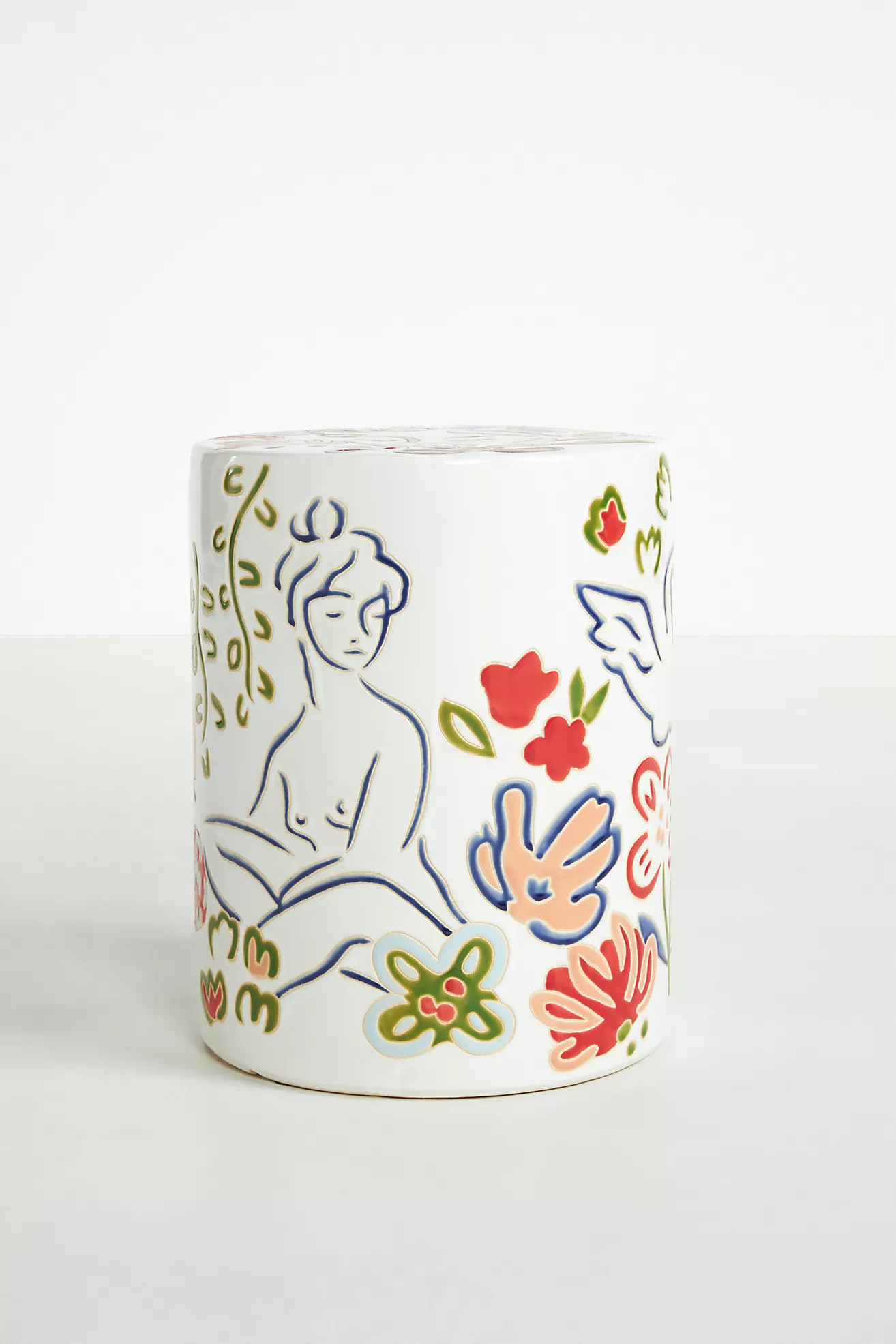Antheia Ceramic Side Table | Anthropologie (US)
