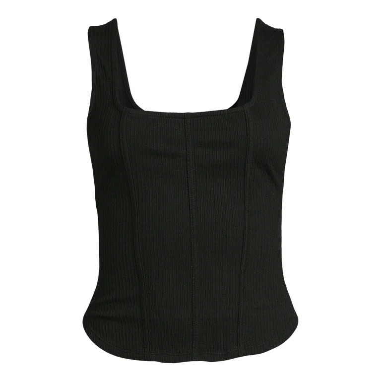 No Boundaries Juniors Corset Tank | Walmart (US)