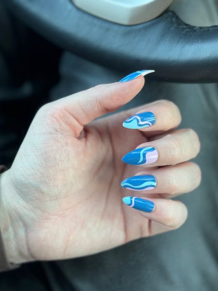 DIY nails! These press-on nails have held up really well! This is after a week of wear and I haven’t had to fix any of them yet. Lots of color and shape options, would be perfect for a fancy night out or an event when you want temporary drugstore nails but don’t have time for the salon 

#LTKfindsunder50 #LTKstyletip #LTKbeauty