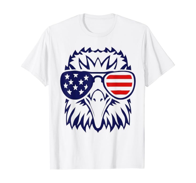4th july American eagle flag- Independence Day t shirt T-Shirt | Amazon (US)