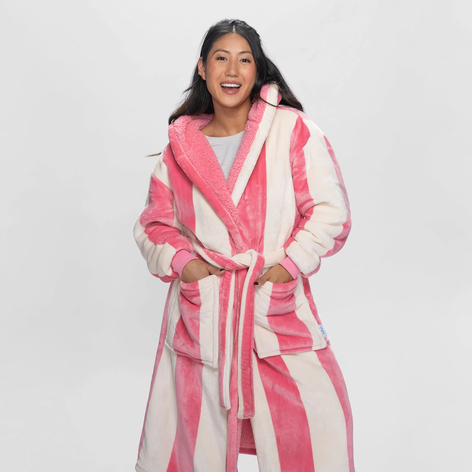 Rose Stripe Dressing Gown | The Oodie AU