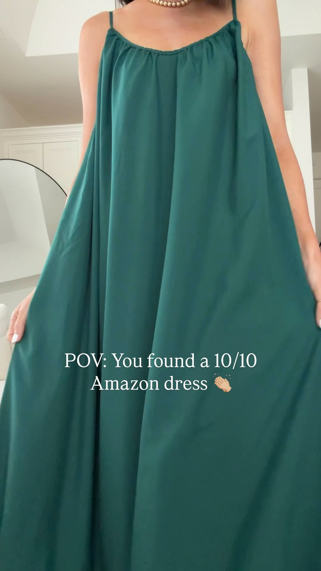 This dress is so beautiful in person and you won’t believe the price! I am so happy with the fit and color. I’m just shy of 5-7” wearing the size small #stylinbyaylin #aylin #amazonfind #dresss