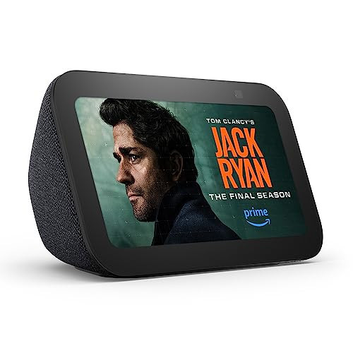 Echo Show 5 (3rd Gen, 2023 release) | Smart display with 2x the bass and clearer sound | Charcoal | Amazon (US)