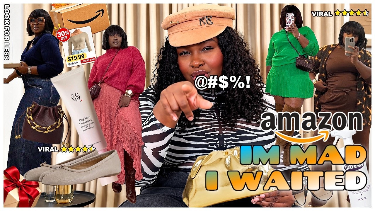 I’ve bought an embarrassing amount of stuff from Amazon over the years but these are the Amazon finds I genuinely wish I’d discovered sooner.

I’m sharing my favorite Amazon fashion finds, fall accessories, beauty and body care, wellness favorites, home essentials, gift ideas AND a few very unsexy products that solve problems so well I had to put y’all on.

Some are newer finds, but many are products I’ve actually used, worn and reached for over and over again. So if you’re trying to figure out what’s actually worth buying on Amazon, this one’s for you.