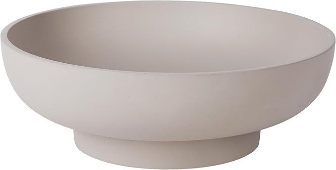 Large Decorative Concrete Bowl, Modern Handicraft Bowls for Home Decor, Decorative Fruit Bowl for... | Amazon (US)