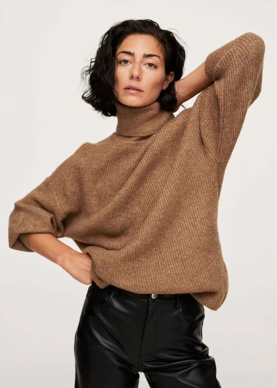 Oversize knit sweater | MANGO (US)