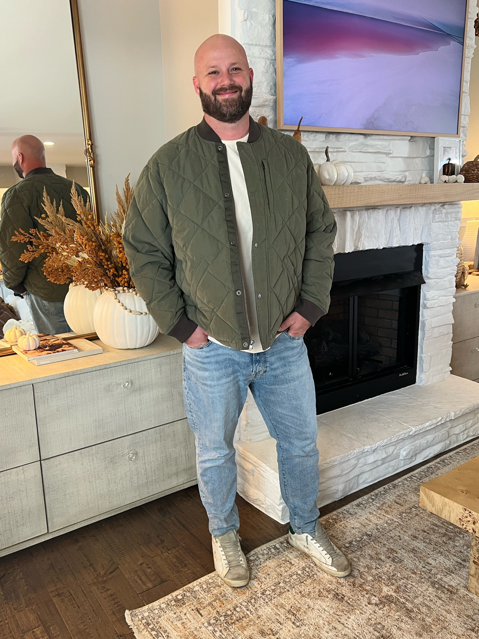 And another pic for the Abercrombie jacket! Slayyyy in 3 different colors 

#Fall #falllooks #falloutfit 

#LTKsalealert #LTKmens #LTKSale