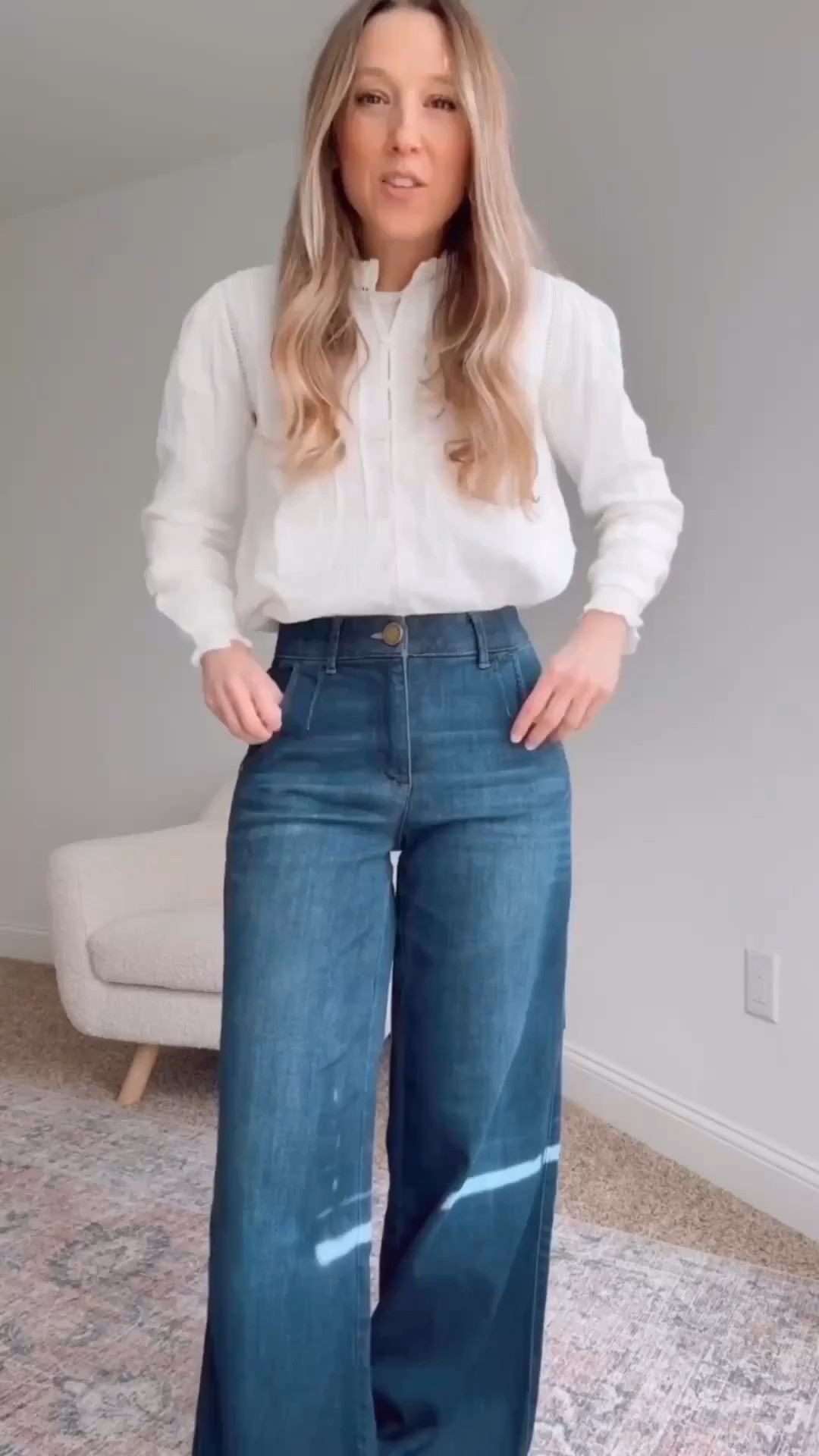 These days, I’m especially grateful for these jeans. They’re forgiving, flattering, and perfect for work or the weekend.

#LTKWorkwear #LTKOver40 #LTKSeasonal