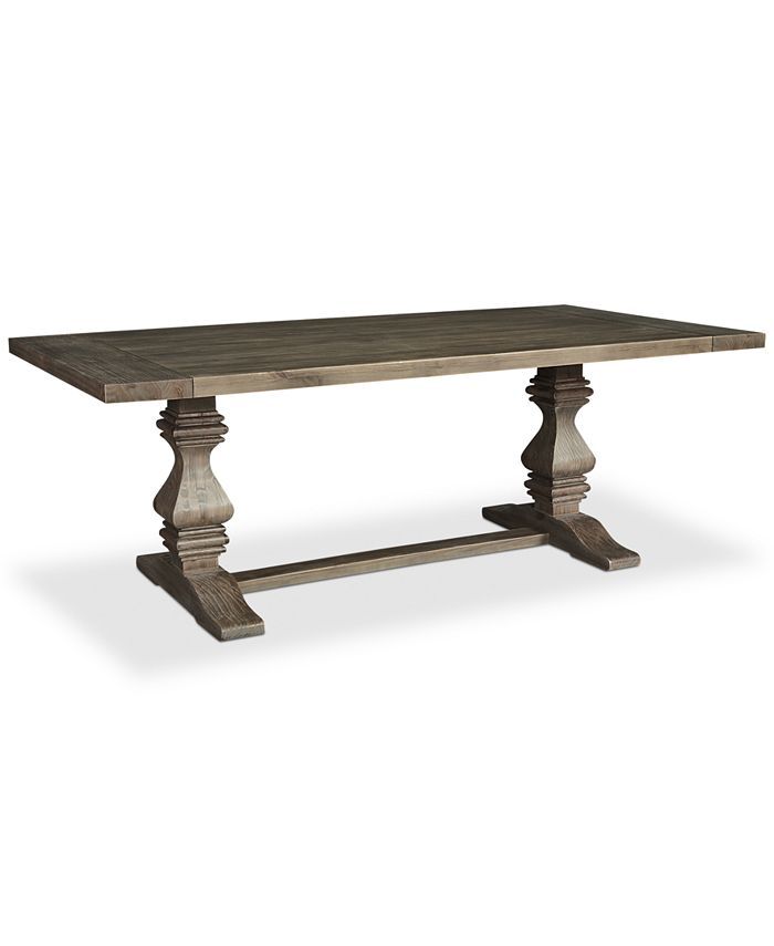 Tristan Trestle Dining Table, Created for Macy's | Macys (US)