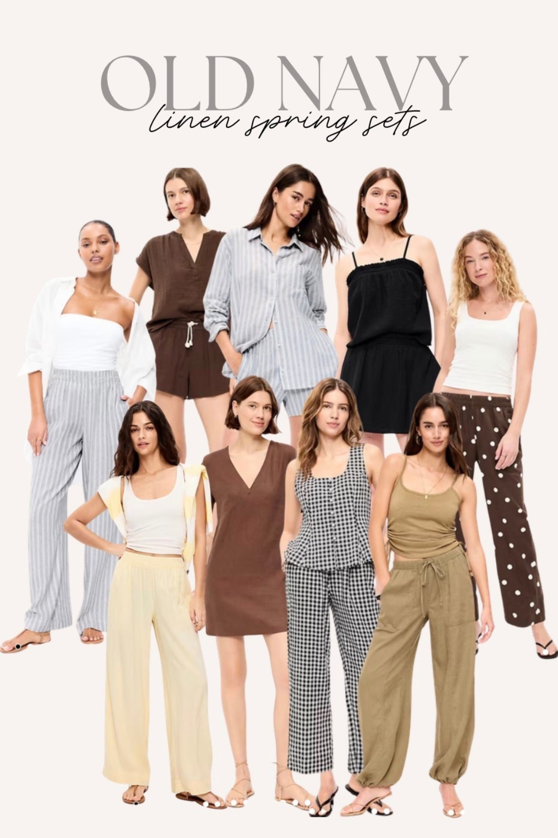 Old Navy spring linen sets under $50 🌸 

#oldnavy #oldnavystyle #linensets #springstyle #springoutfits #outfits #styletip #springoutfitideas #summeroutfits #affordablestyle #vacationstyle #everydaystyle #outfitsets #linenoutfits #oldnavysale 

#LTKU #LTKSeasonal #LTKSaleAlert