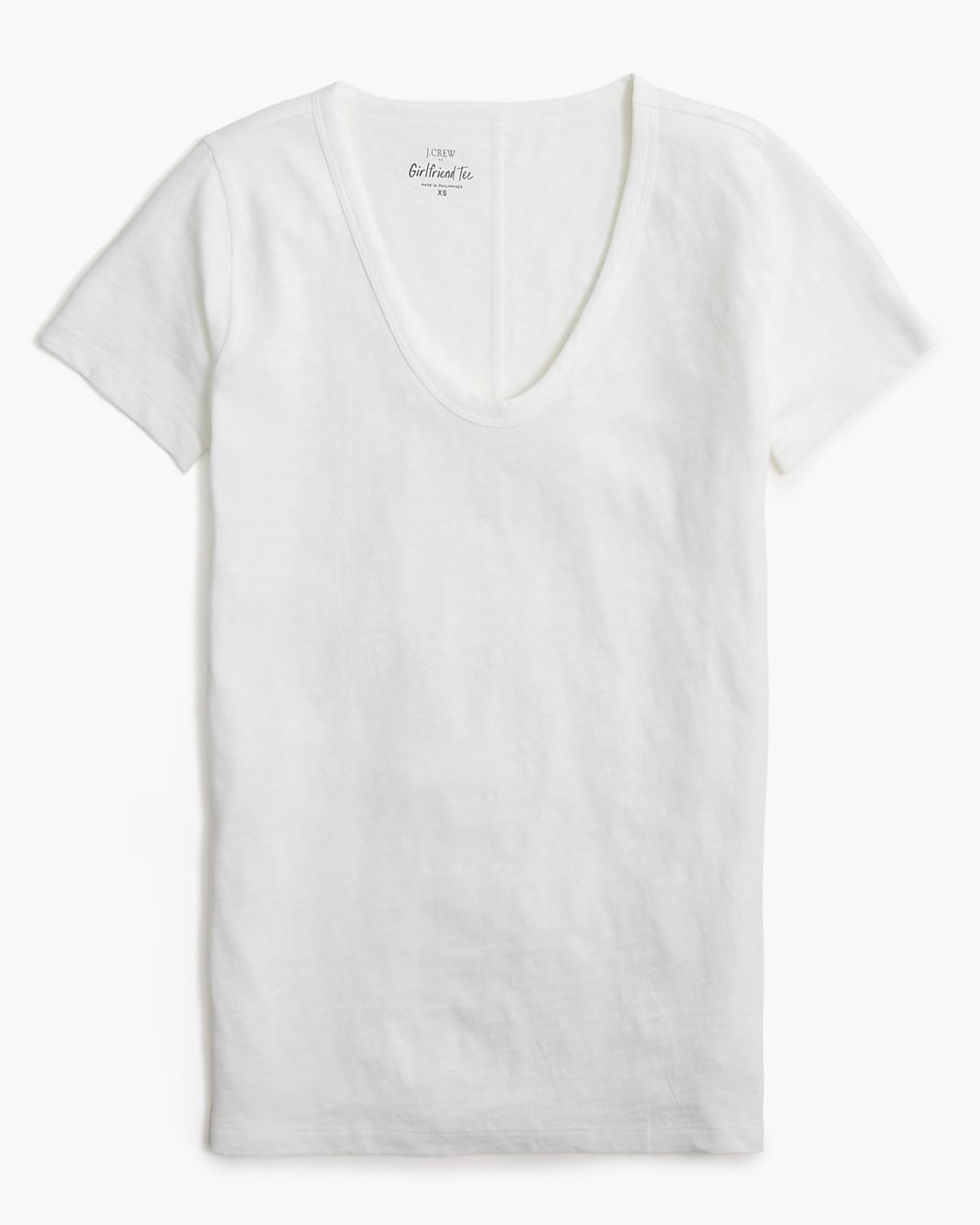 Short-sleeve scoopneck girlfriend tee | J.Crew Factory