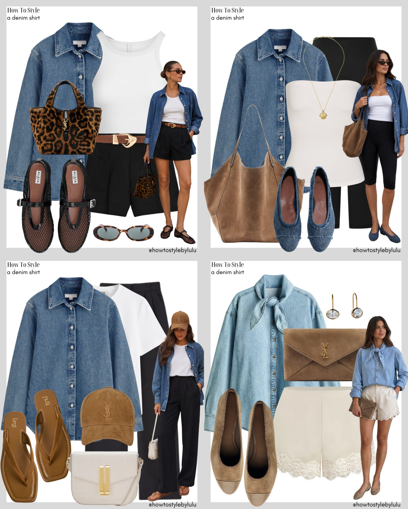 4 WAYS TO STYLE A DENIM SHIRT 👕

#LTKeurope #LTKstyletip