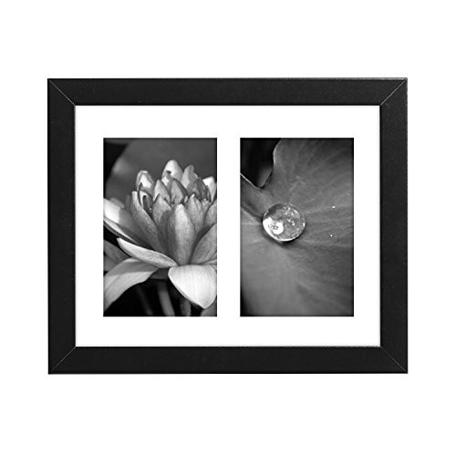 Picture Frame 8x10 Made with Two 4x6 inch Openings; Color, Black | Amazon (US)