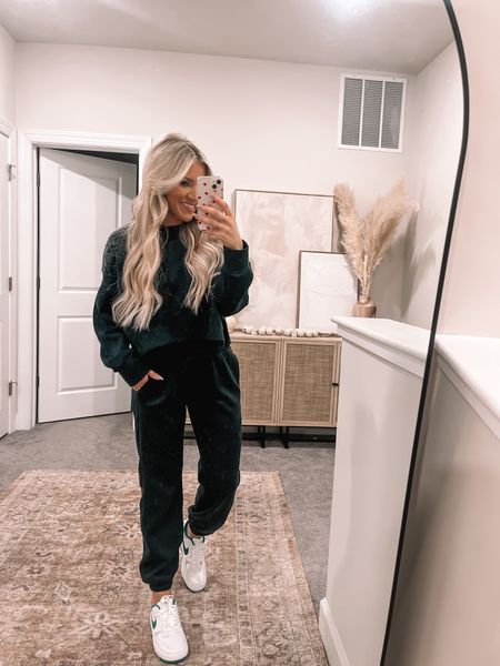 Comfy but make it cute! Full look on sale. Wearing a small in both. Also these SHOES! Wore them all weekend- I am in love! I got an 8.5 and I’m usually a 9.

#LTKSeasonal #LTKshoecrush #LTKfindsunder100