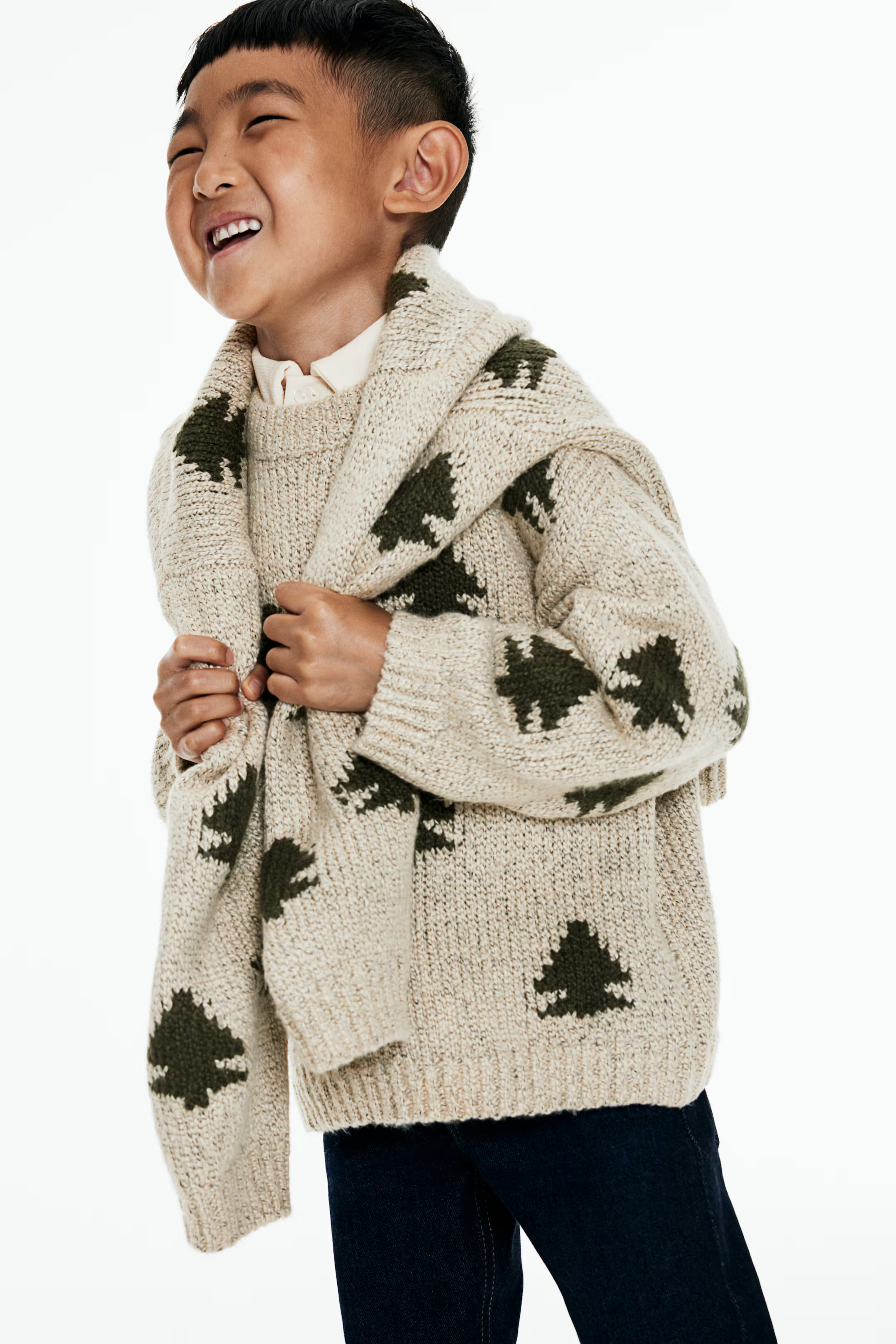 Jacquard-Knit Sweater | H&M (US + CA)