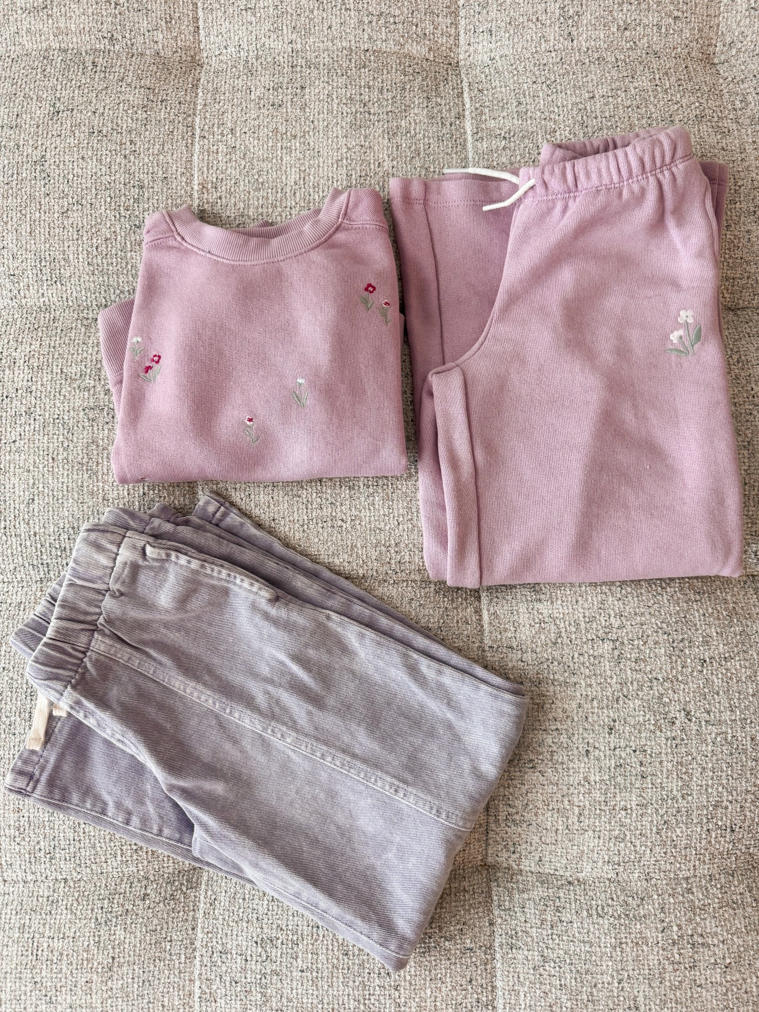 target girl clothes, sweatshirt and wide leg pants, pull on lavender jeans, casual outfits for girls, target girl finds, lounge sets for girls 💜 @Target 

#LTKSeasonal #LTKKids #LTKootd